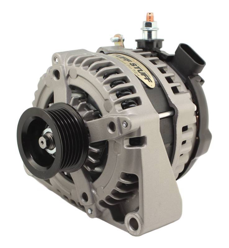 Tuff-Stuff LS225 Max Amp Alternator 6-Groove OEM Wire Cast for GM LS-Series Engines