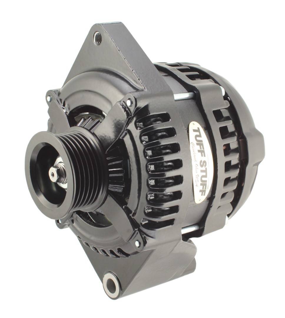 TUFF-STUFF 8441B6G1W 225 Amp 12V Alternator with 6-Groove Serpentine Pulley and Aluminum Case