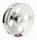 Tuff Stuff Power Steering Pump Pulley 8487A Type II 6-Groove Chrome Serpentine Belt