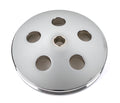 TUFF-STUFF 8488A Power Steering Pump Pulley Chrome for Saginaw, 1 Groove, 5.75-Inch Diameter, Aluminum