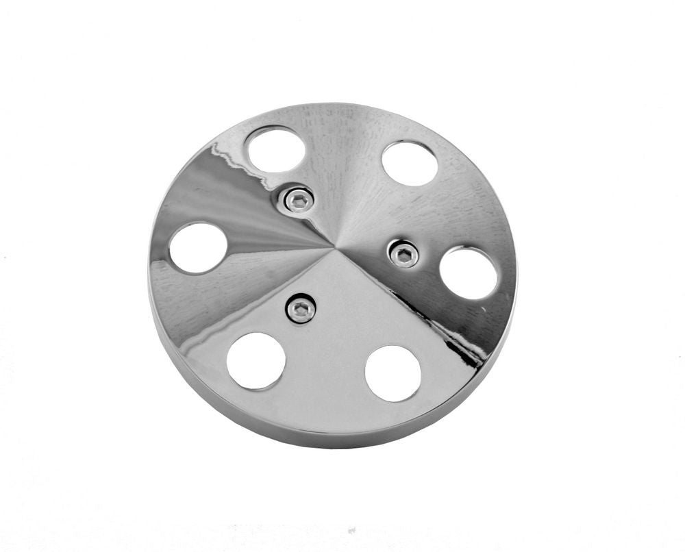 TUFF-STUFF 8490A Air Conditioner Clutch Cover for Sanden 508 Compressors, Aluminum Chrome Finish