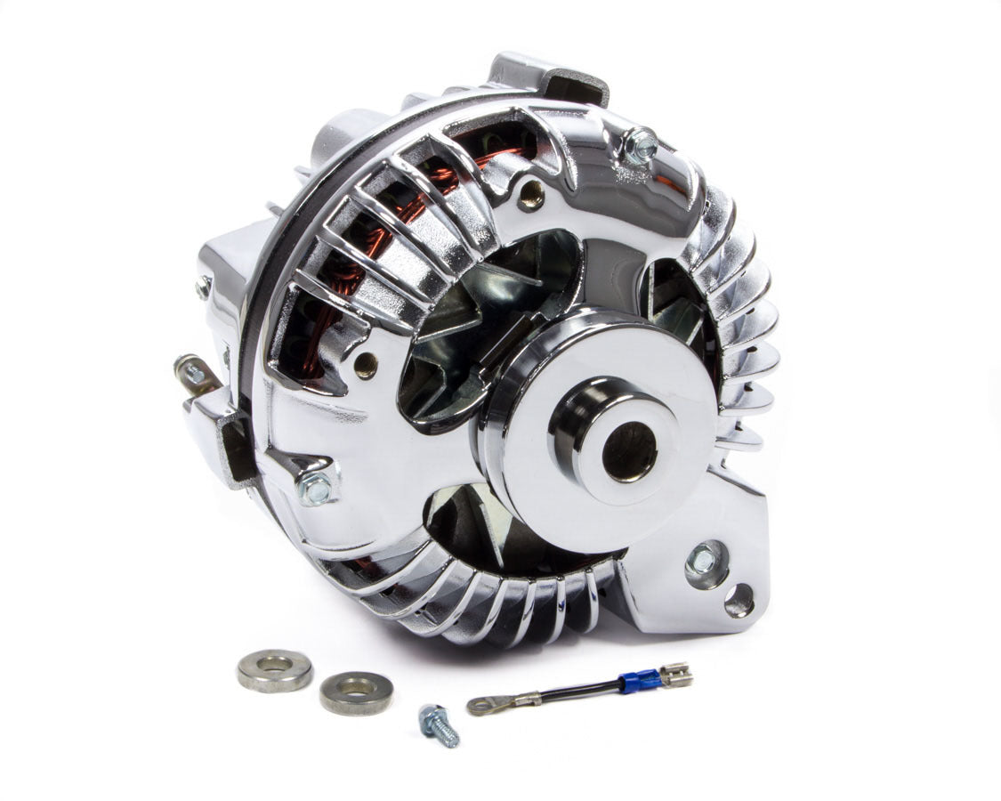 TUFF-STUFF 8509RCSP Chrysler Alternator 100 Amp 12V External Regulator Chrome Finish