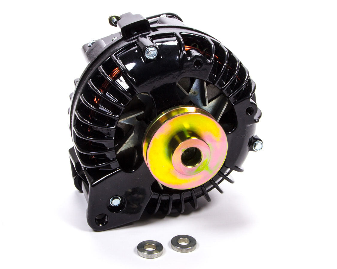 TUFF-STUFF 8509RESP 100 Amp Alternator for Chrysler Vehicles, 12V, 1-Wire, Single V-Belt Pulley, Aluminum Case with Black Powder Coat Finish