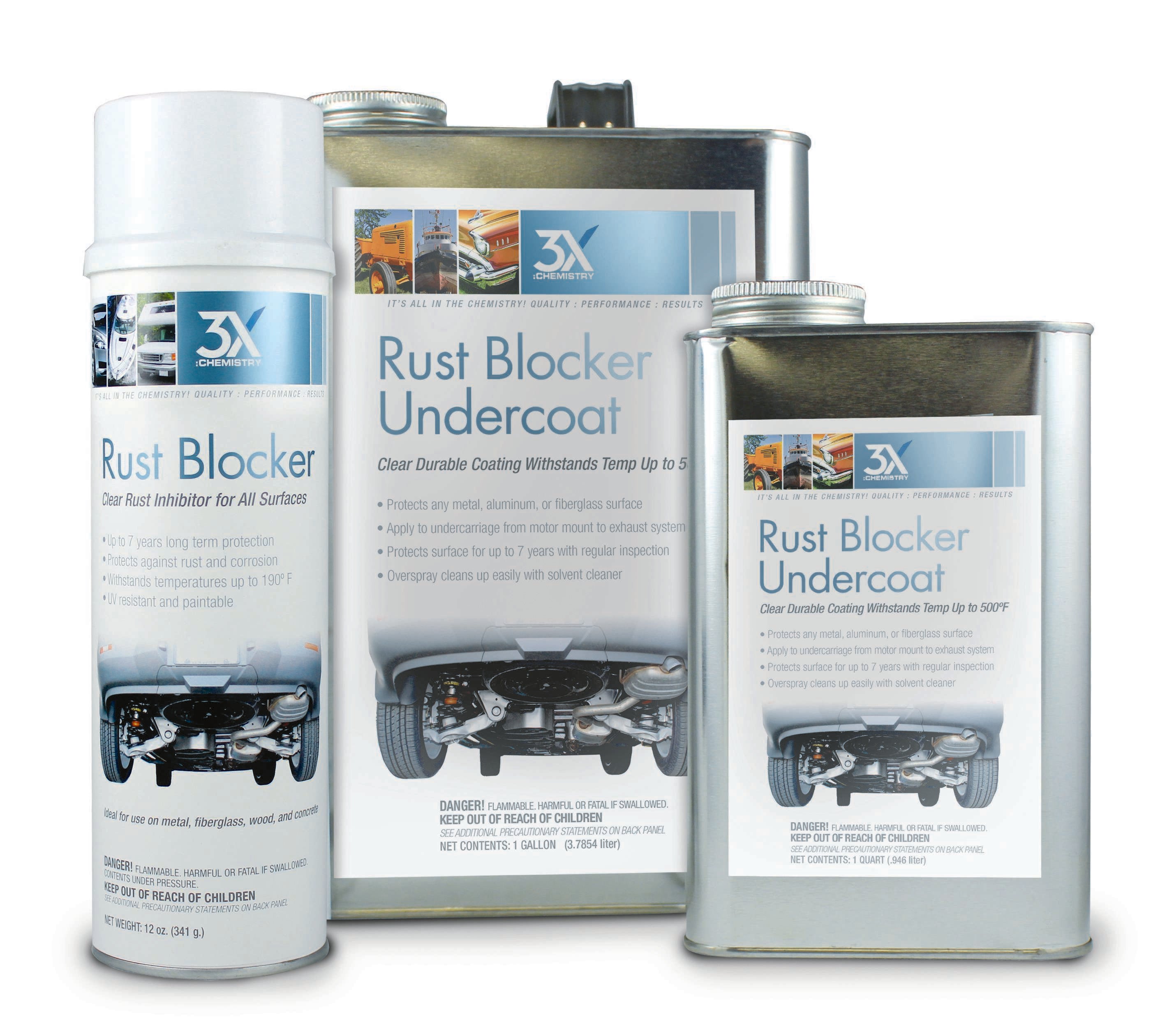 3X Chemistry Rust Blocker Gallon - 1 Gallon Can