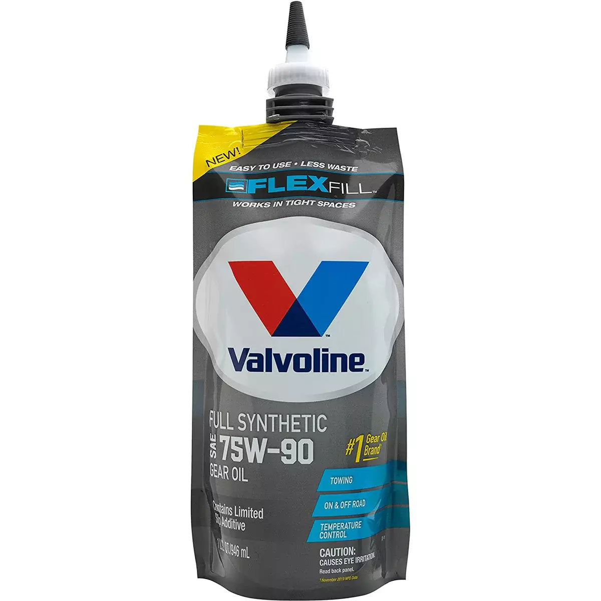 Valvoline 889785 Synthetic Gear Oil 75W90 with Limited Slip Additive, 1 Quart Pouch