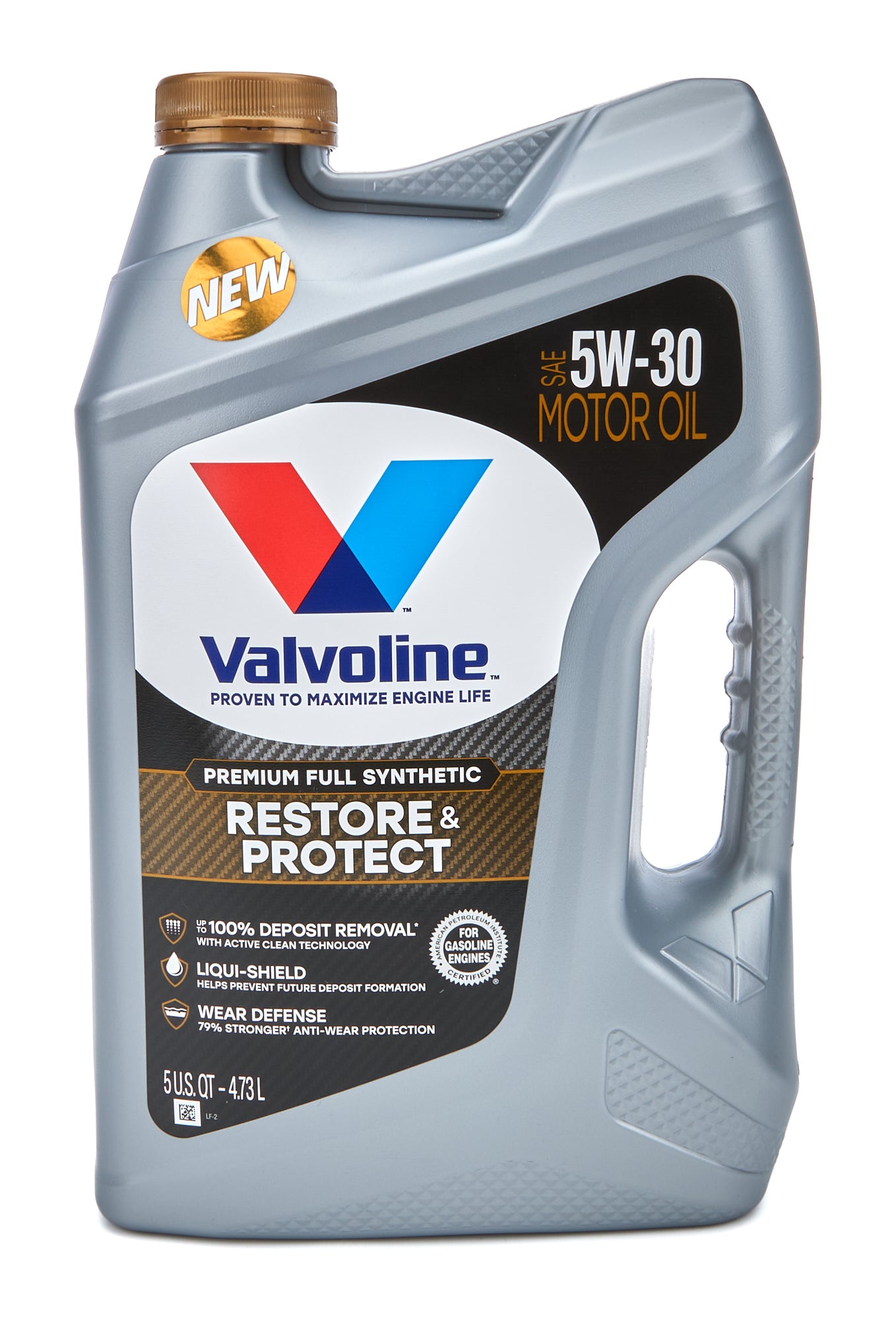 Valvoline 904566 5W30 Synthetic Motor Oil, Restore & Protect, 5 Quart Jug