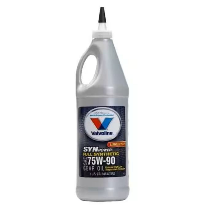 Valvoline VV975 75W90 Synthetic Gear Oil with Limited Slip Additive, 1 Quart