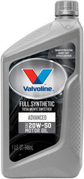 Valvoline VV945 20W50 Synthetic Motor Oil, 1 Quart Bottle