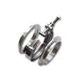 Vibrant Performance V-Band Flange Assembly for 1.5 Inch OD Tubing, Stainless Steel, Natural Finish