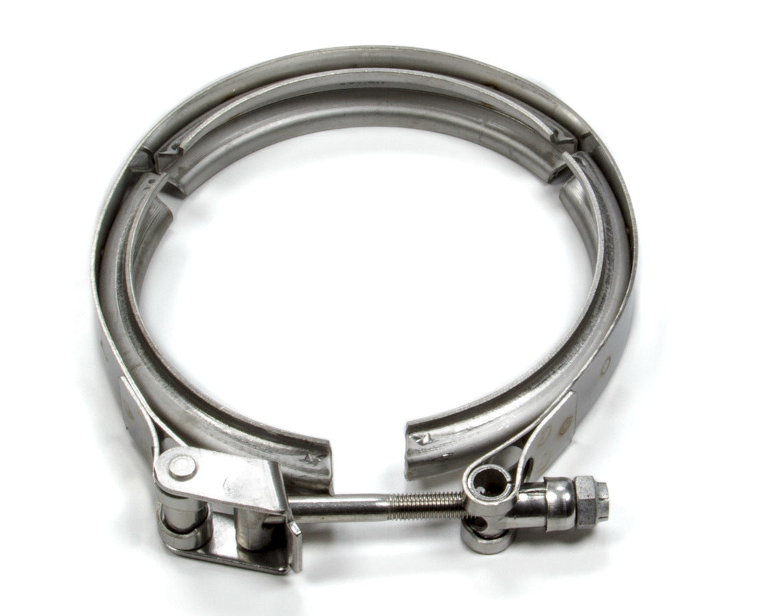 Vibrant Performance 1493C 4-Inch Stainless Steel V-Band Clamp with Flange
