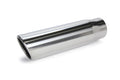 Vibrant Performance VIB1575 3-Inch Round Stainless Steel Exhaust Tip with Angled Cut and Rolled Edge