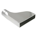 Vibrant Performance 1606 Weld-On Exhaust Tip, 2.5 Inch Inlet, 1.875 x 7.75 Inch Rectangular Outlet, 9.5 Inch Length, Stainless Steel, Polished Finish