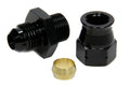Vibrant Performance 16456 6AN Male to 3/8 Inch Tube Adapter Fitting Aluminum Black Anodized
