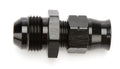 Vibrant Performance -8AN to 3/8 Inch Male Tube Adapter Fitting, Brass Ferrule, Aluminum Black Anodized