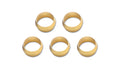 Vibrant Performance 16466 Brass Compression Fitting 3/8 Inch Set of 5
