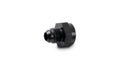 Vibrant Performance 16523 Straight Adapter - 5/8-18 Inverted Flare Female to 6AN Male - Aluminum Black Anodized