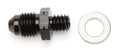 Vibrant Performance 16601 -4AN Male to M8x1.5 Male Adapter Fitting, Aluminum, Black Anodized