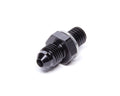 Vibrant Performance 16606 -4AN to 10mm x 1.50 Male Straight Adapter, Aluminum, Black Anodized
