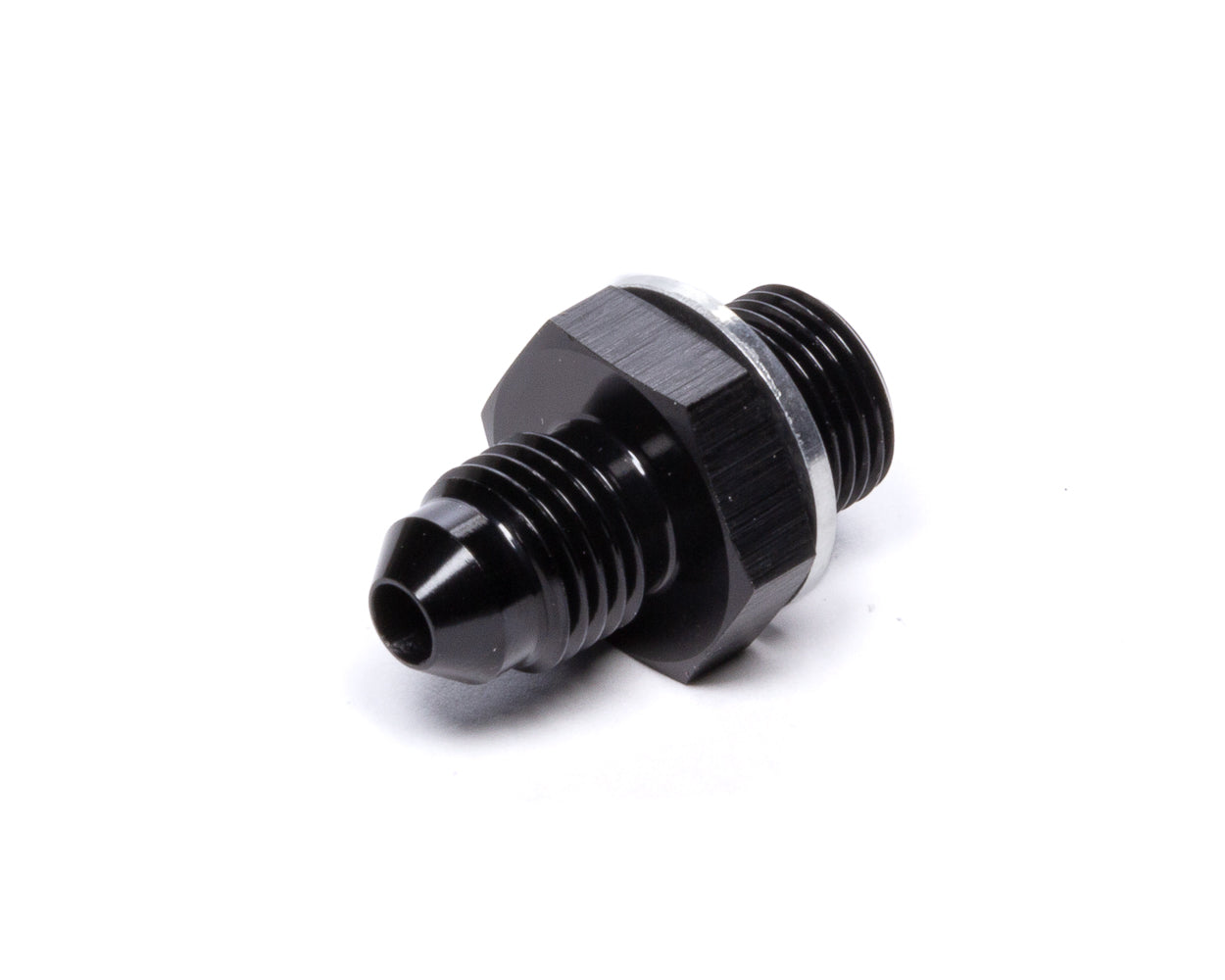 Vibrant Performance VIB16607 -4AN to 12mm x 1.00 Male Straight Adapter in Black Anodized Aluminum