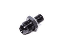 Vibrant Performance 16613 -6AN to 10mm x 1.25 Metric Straight Adapter with Aluminum Crush Washer, Black Anodized Finish