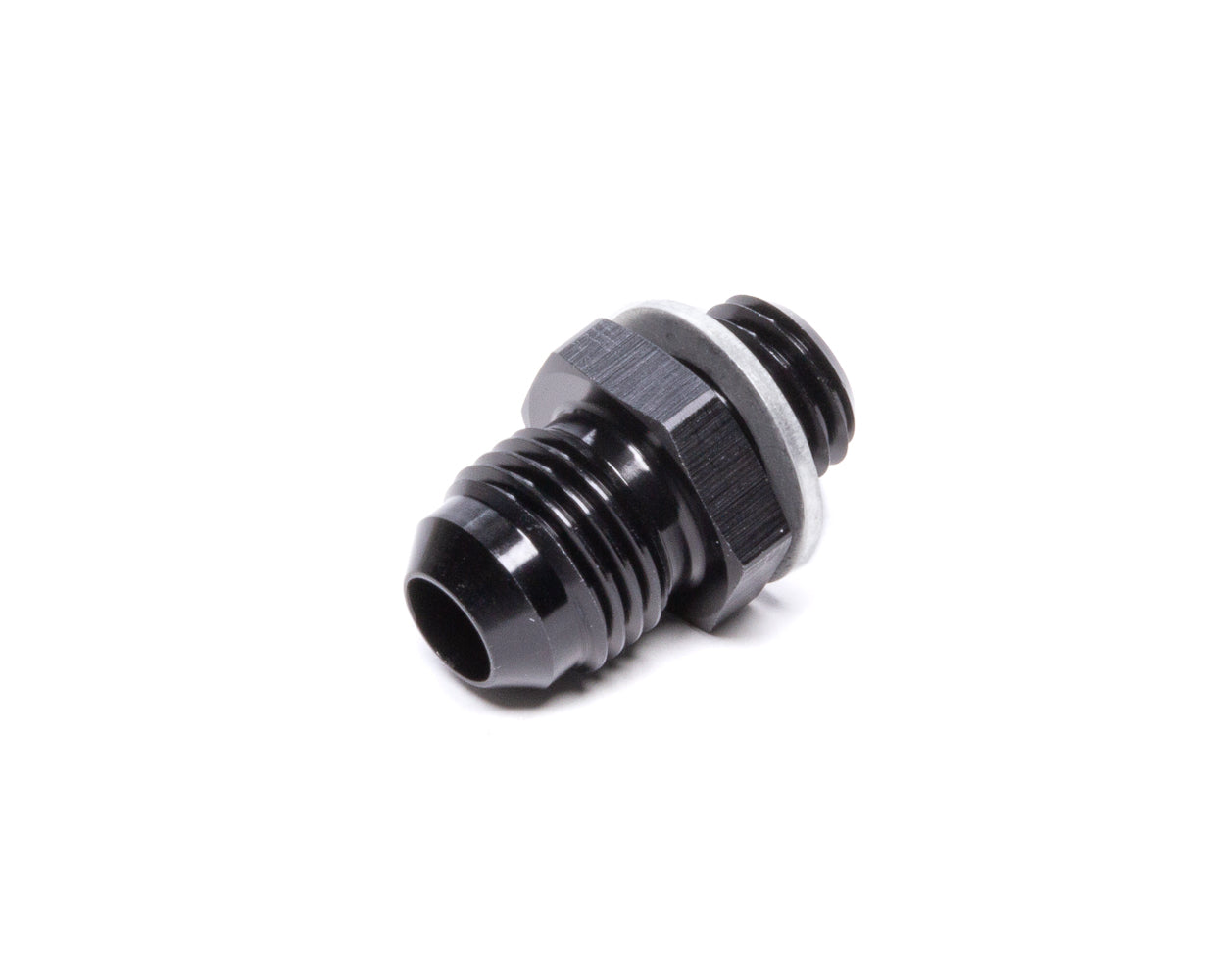 Vibrant Performance VIB16616 -6AN to 12mm x 1.50 Male Straight Adapter with Aluminum Black Anodized Finish