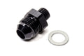 Vibrant Performance VIB16624 -8AN to 12mm x 1.5 Metric Straight Adapter in Black Anodized Aluminum