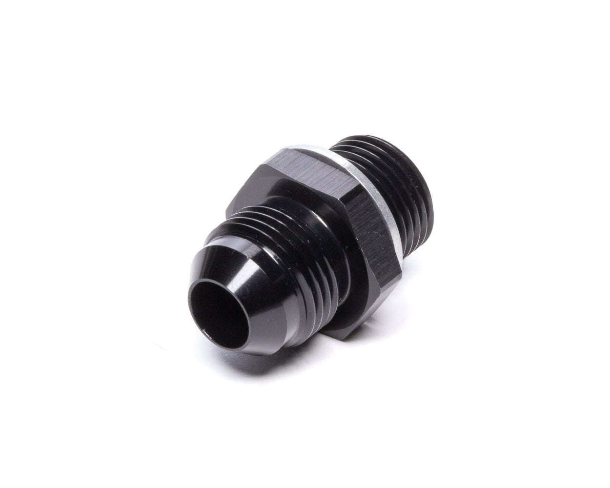 Vibrant Performance VIB16627 -8AN to 18mm x 1.50 Male Straight Adapter with Aluminum Black Anodized Finish