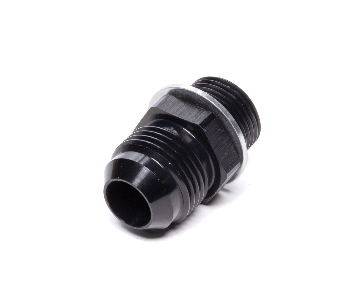 Vibrant Performance 16636 -10AN to 20mm x 1.5 Metric Straight Adapter in Black Anodized Aluminum