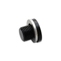 Vibrant Performance Metric Port Plug M14 x 1.5 Aluminum Black Anodized