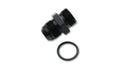 Vibrant Performance 16816 -6 Male AN Flare to -12 Male ORB Adapter Fitting, Aluminum Black Anodized