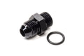 Vibrant Performance VIB16826 -6AN Flare to AN Straight Fitting with 9/16-18 Cut Thread Aluminum Black Anodized