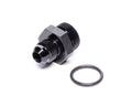 Vibrant Performance 16827 -6AN Flare to 8AN O-Ring Male Adapter, Aluminum, Black Anodized