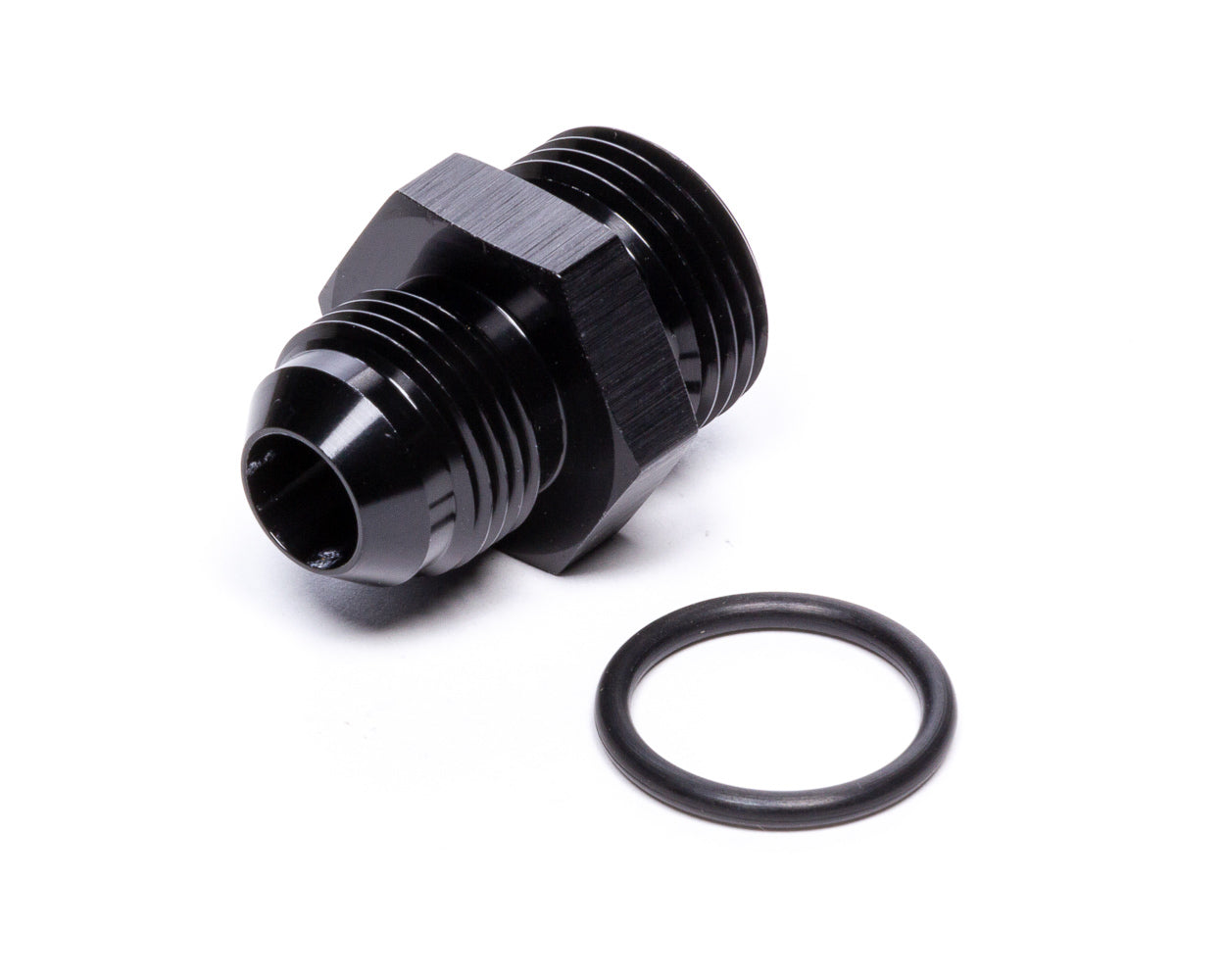 Vibrant Performance 16832 -8AN Flare to 10AN O-Ring Male Adapter, Aluminum Black Anodized
