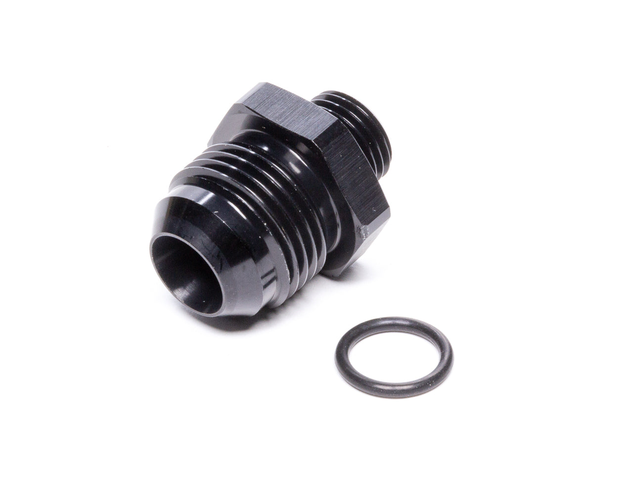 Vibrant Performance VIB16834 -10AN Flare to 6AN O-Ring Male Adapter, Aluminum Black Anodized