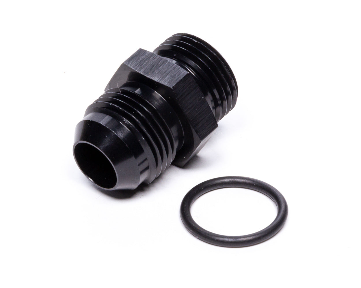 Vibrant Performance VIB16836 -10AN Flare to AN Straight Adapter, 7/8-14 Thread, Aluminum Black Anodized