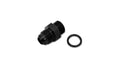 Vibrant Performance 16842 -12 Male AN Flare to -16AN Male O-Ring Adapter, Aluminum Black Anodized