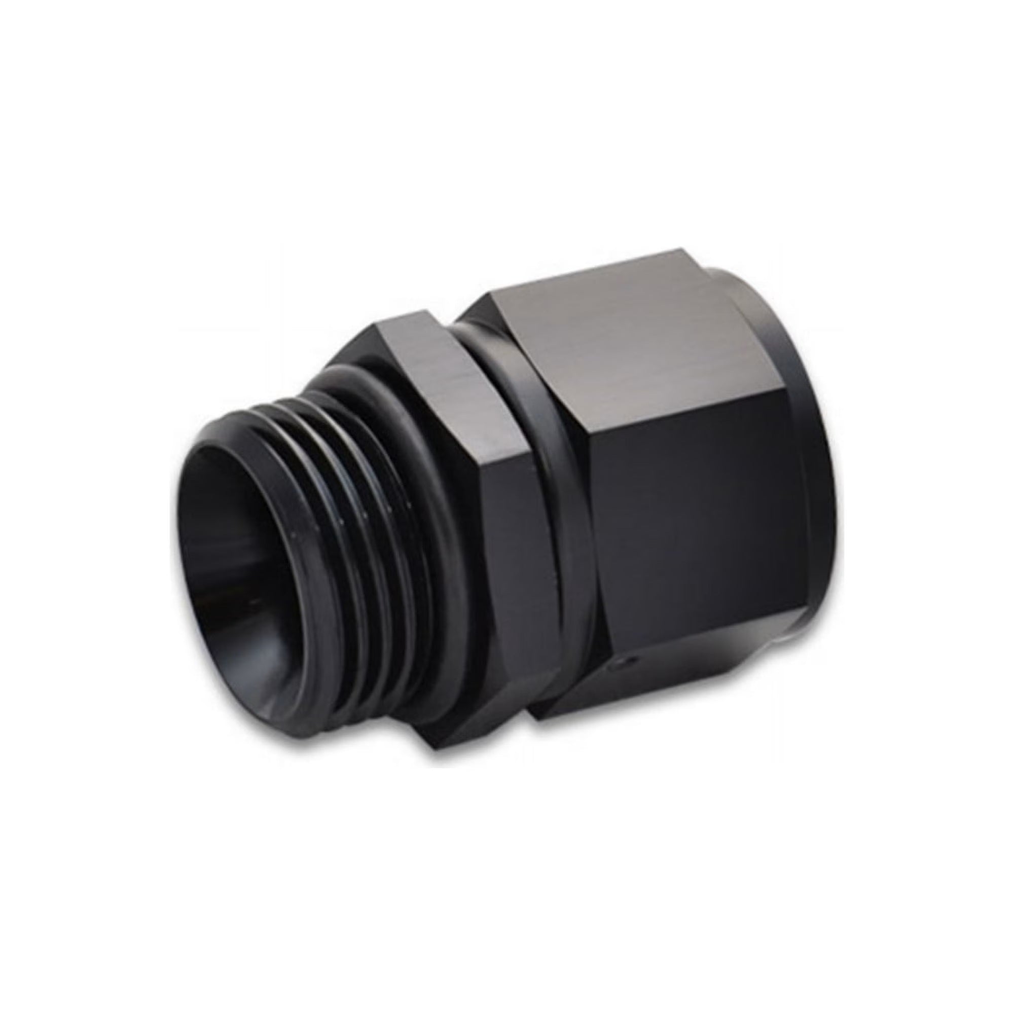 Vibrant Performance 16862 Female 6AN Flare to Male 8ORB Fitting, Aluminum, Black Anodized