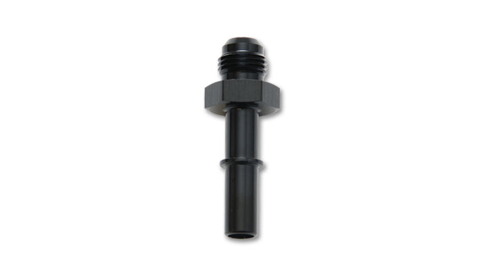 Vibrant Performance 16882 Push-On EFI Fitting -8AN to 3/8 Inch SAE Male Quick Disconnect Aluminum Black Anodized