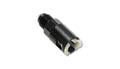 Vibrant Performance 16885 Quick Disconnect EFI Adapter Fitting -6AN Male to 5/16 Inch SAE Female Aluminum Black Anodized