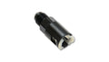 Vibrant Performance 16887 Quick Disconnect EFI Adapter Fitting -8AN Male to 3/8 Inch SAE Female Aluminum Black Anodized