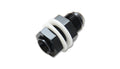 Vibrant Performance 16896 Fuel Cell Bulkhead Adapter Fitting, 16 AN Male to 16 AN Male, Aluminum Black Anodized