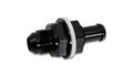 Vibrant Performance 16906 Fuel Cell Bulkhead Fitting -6AN to 3/8 Inch Hose Barb, Aluminum, Black Anodized