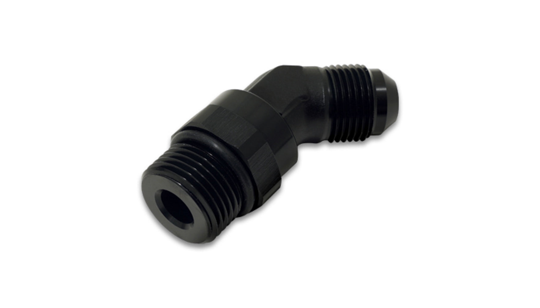 Vibrant Performance 16941 45 Degree Male -6 AN to Male Straight Aluminum Fitting