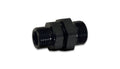Vibrant Performance VIB16984 -10 ORB Male to Male Bulkhead Adapter Aluminum Anodized Black