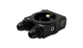 Vibrant Performance 17065 Universal Sandwich Oil Cooler Adapter Assembly with 18 mm, 20 mm, 22 mm Thread Sizes and 3/4-16, 13/16-16 Center Threads