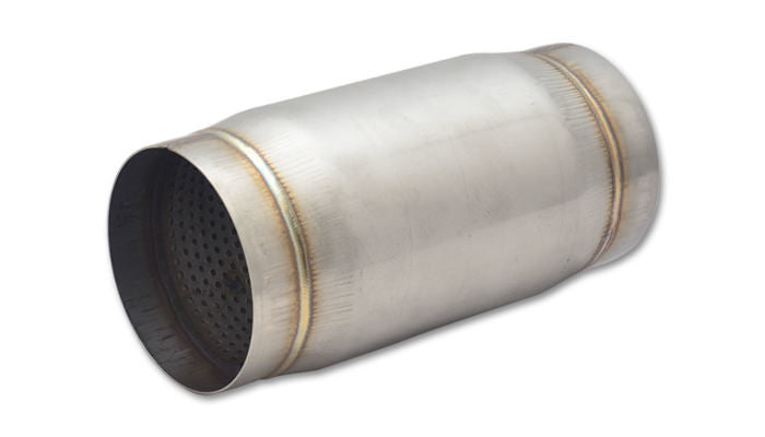 Vibrant Performance 1797 Stainless Steel Race Muffler with 4-Inch Inlet and Outlet, 4.5-Inch Diameter Body, 9-Inch Length