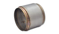Vibrant Performance Muffler 17995 with 5 Inch Inlet and Outlet, 5.5 Inch Diameter, Stainless Steel, 5 Inch Length