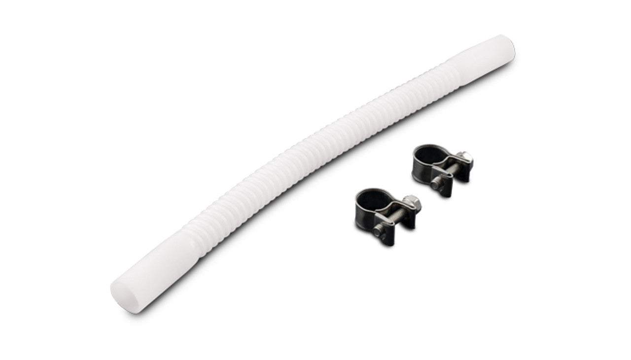 Vibrant Performance 18053 Submersible PTFE Fuel Tank Tubing 5/16 Inch Inner Diameter, 8 Inch Length, White