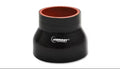 Vibrant Performance Reducer Coupler 3 Inch Inner Diameter to 2.5 Inch Inner Diameter, 4.5 Inch Length, Silicone Black