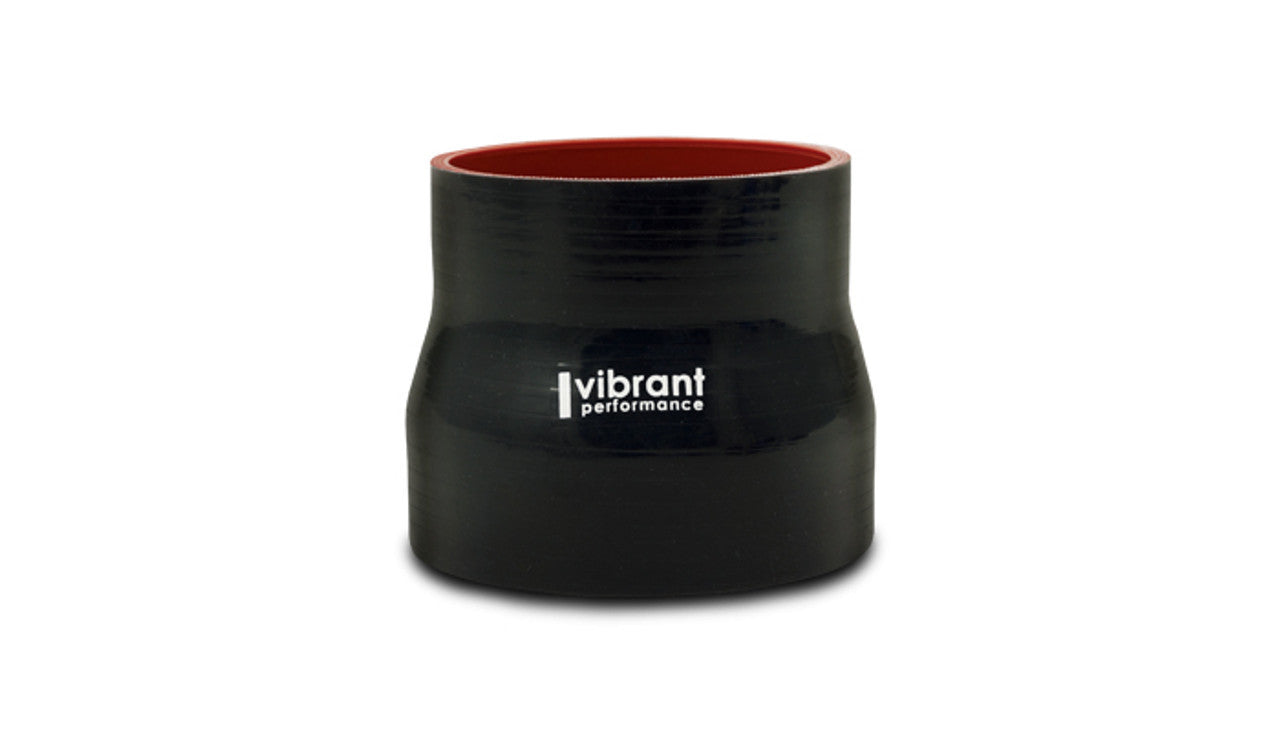 Vibrant Performance Reducer Coupler 3.5 Inch I.D. to 3.75 Inch I.D. Silicone Black